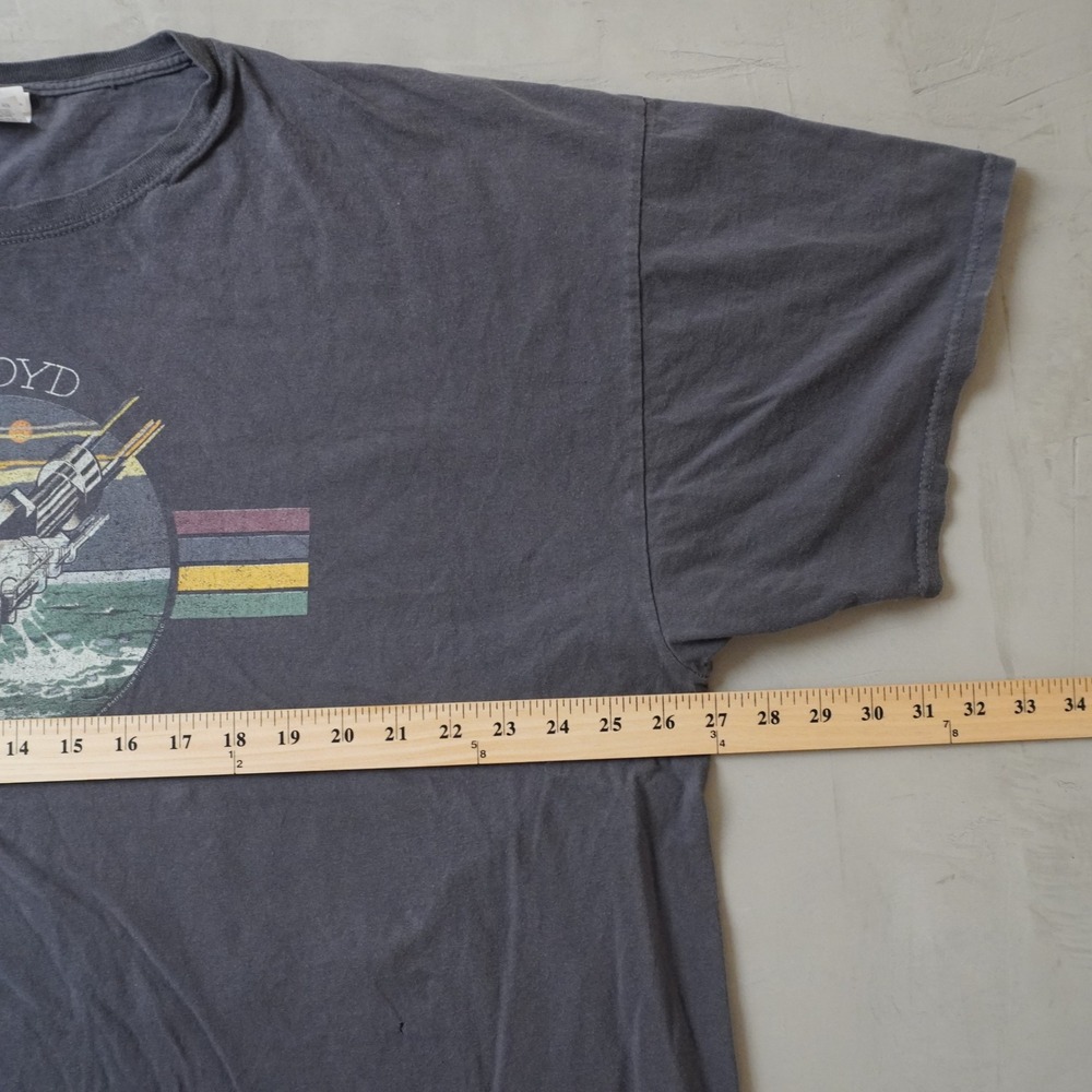 Pink Floyd Wish You Were Here Graphic T-Shirt Mens 3XL Fruit of the Loom Gray - Picture 6 of 7